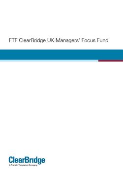 FTF ClearBridge Manager's Focus Fund