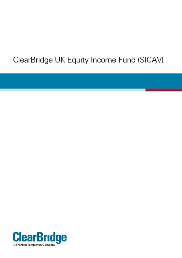 ClearBridge UK Equity Income Fund (SICAV)